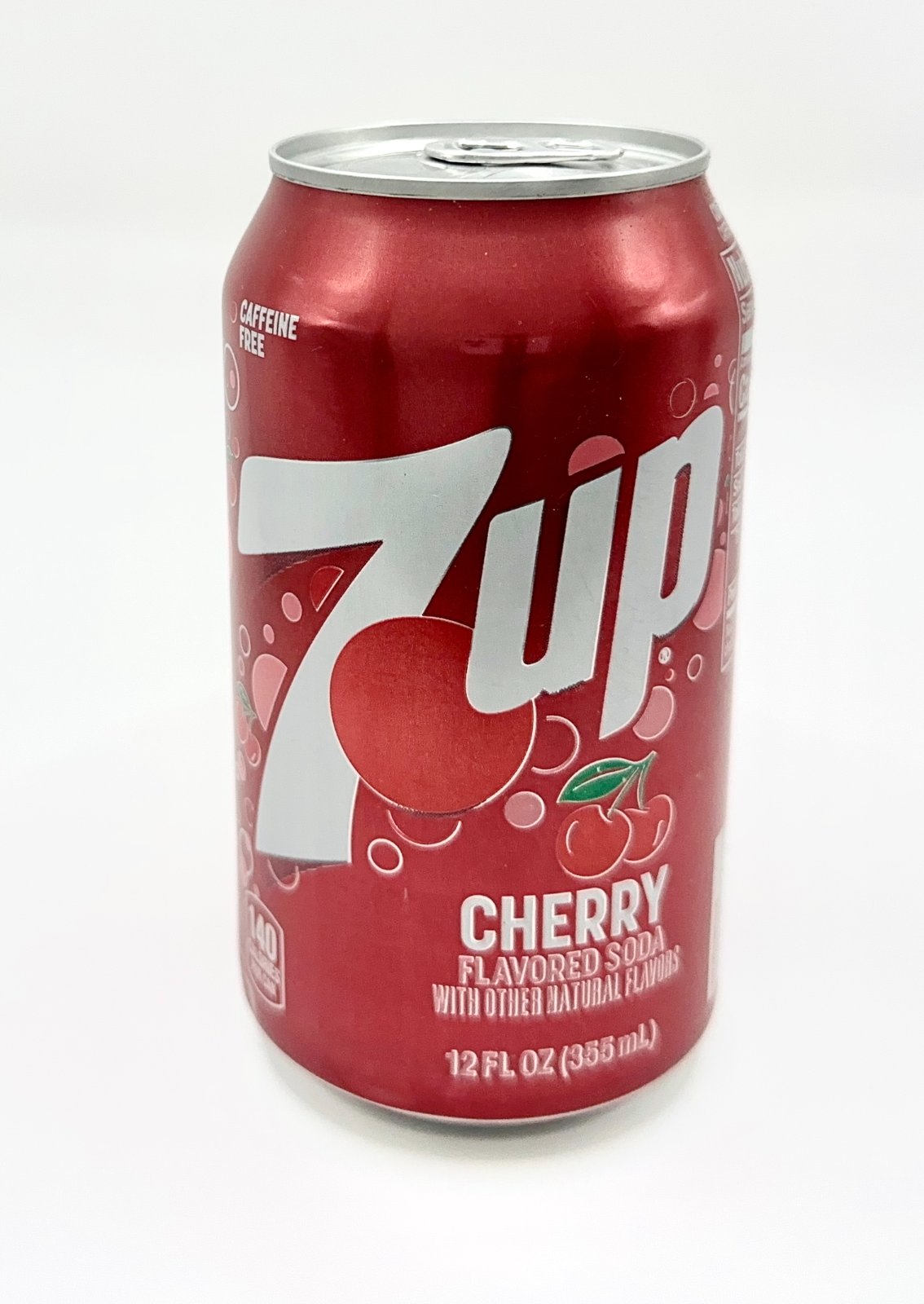 7UP Cherry 355ml soft drink can