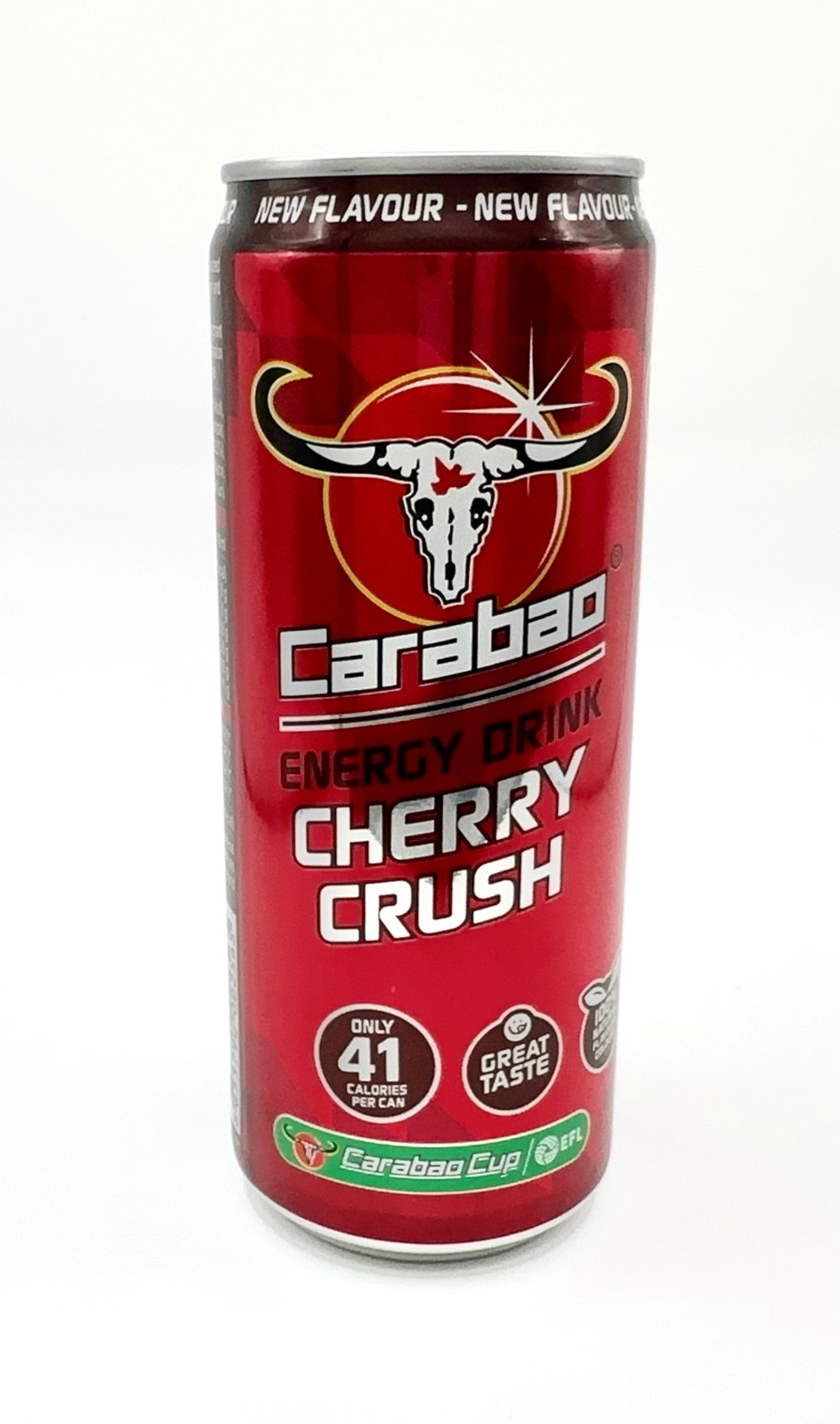 Carabao Cherry Crush 330ml soft drink can