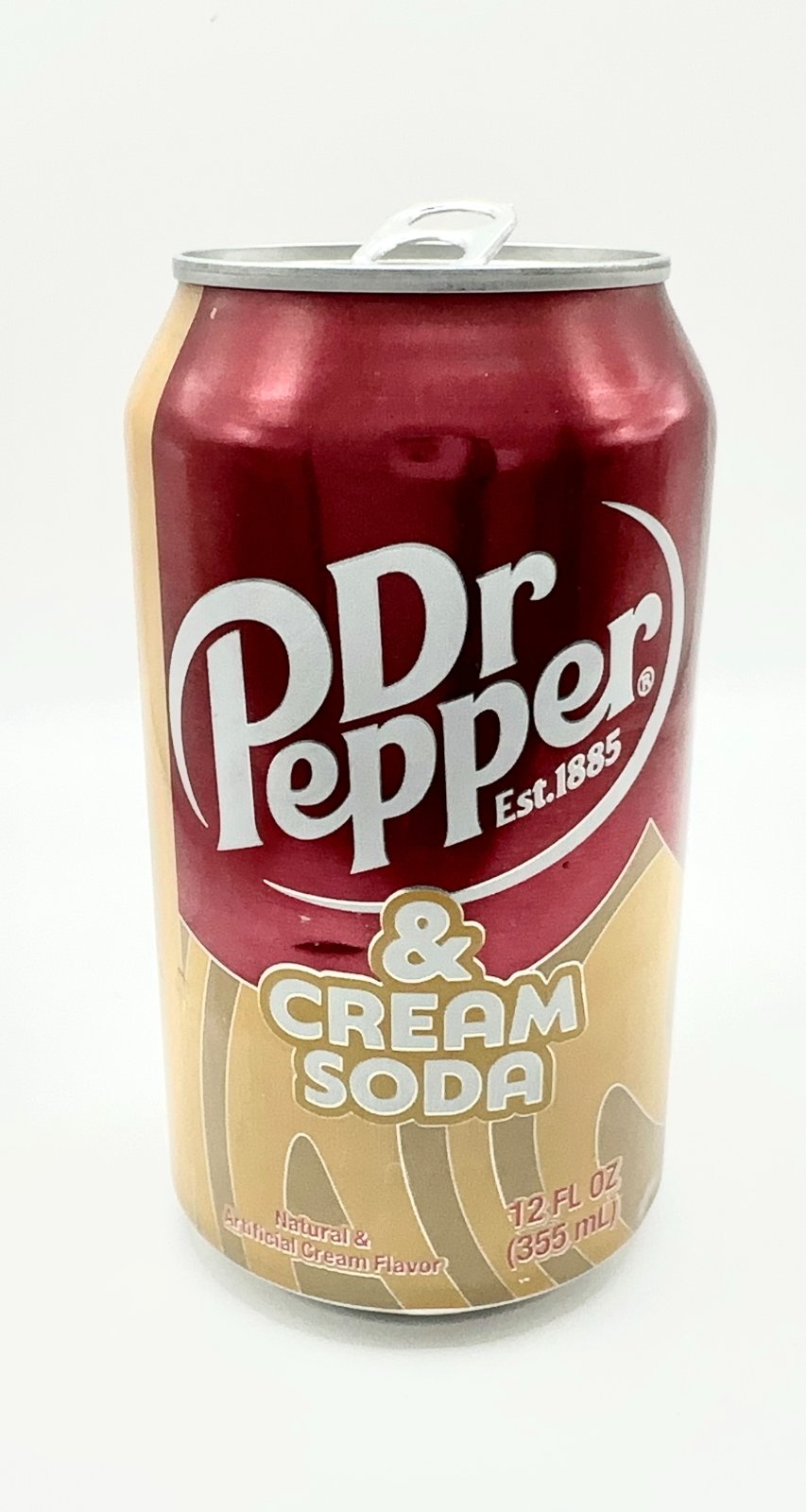Dr Pepper Cream and Soda 355ml soft drink can