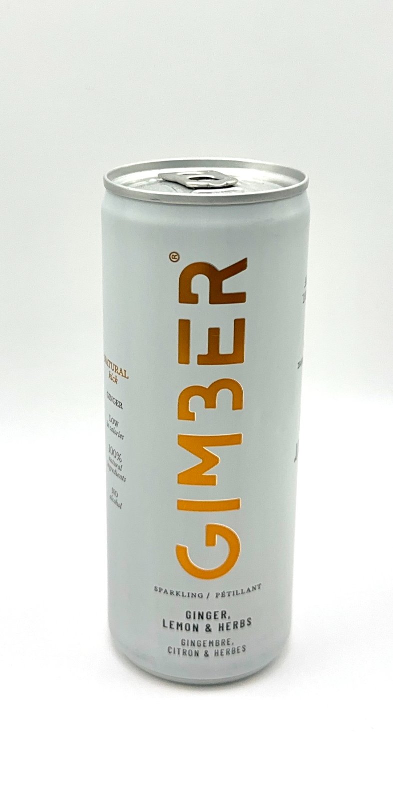 GIMBER Ginger, Lemon and Herbs 250ml soft drink can