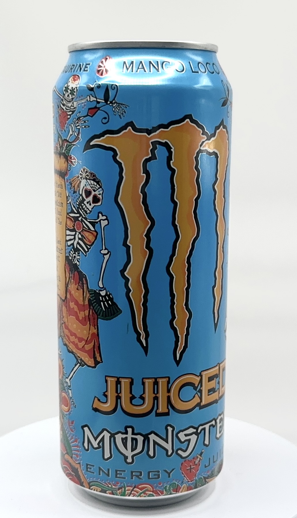 Monster Mango Loco 500ml soft drink can