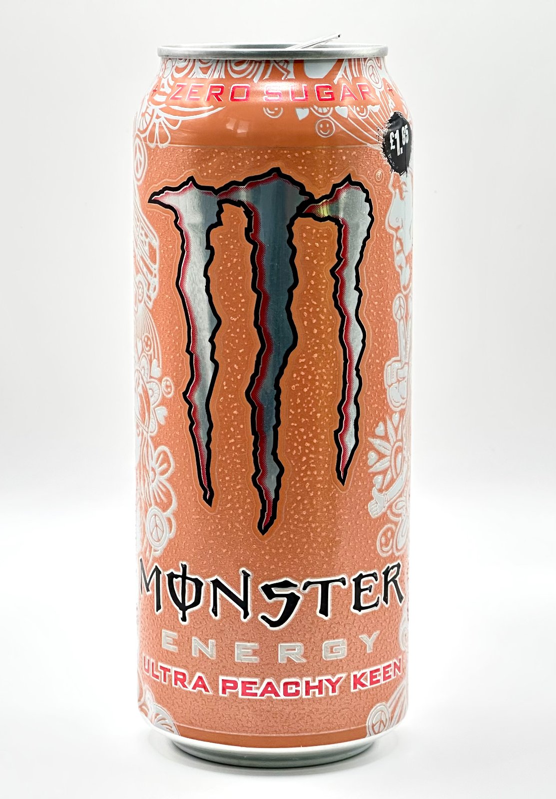 Monster Ultra Peachy Keen 500ml soft drink can