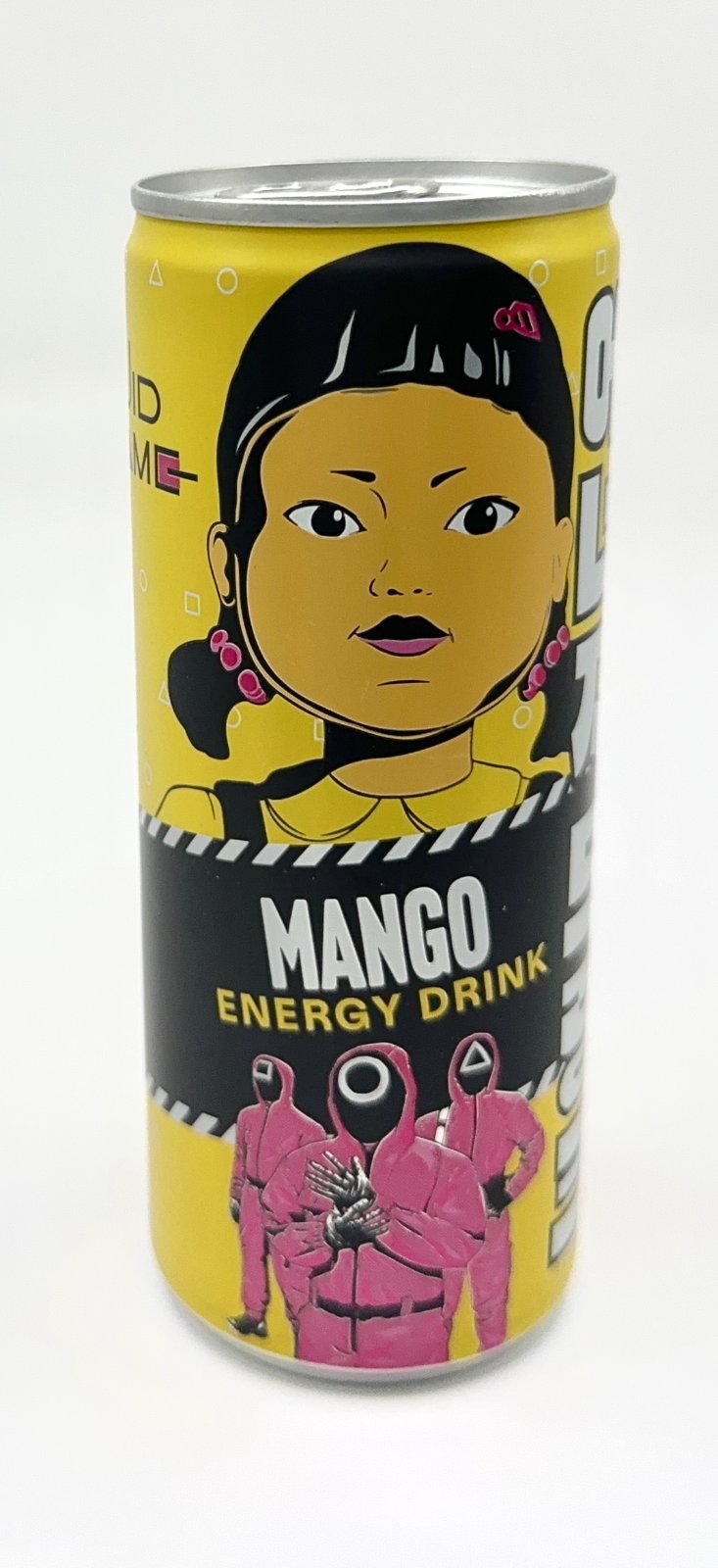Netflix Squid Game Energy Drink Mango 250ml soft drink can