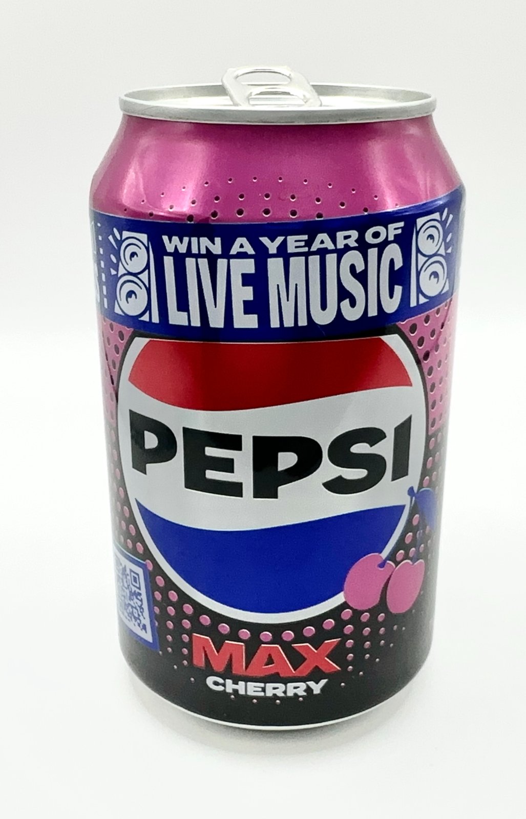 Pepsi Max Cherry 330ml soft drink can