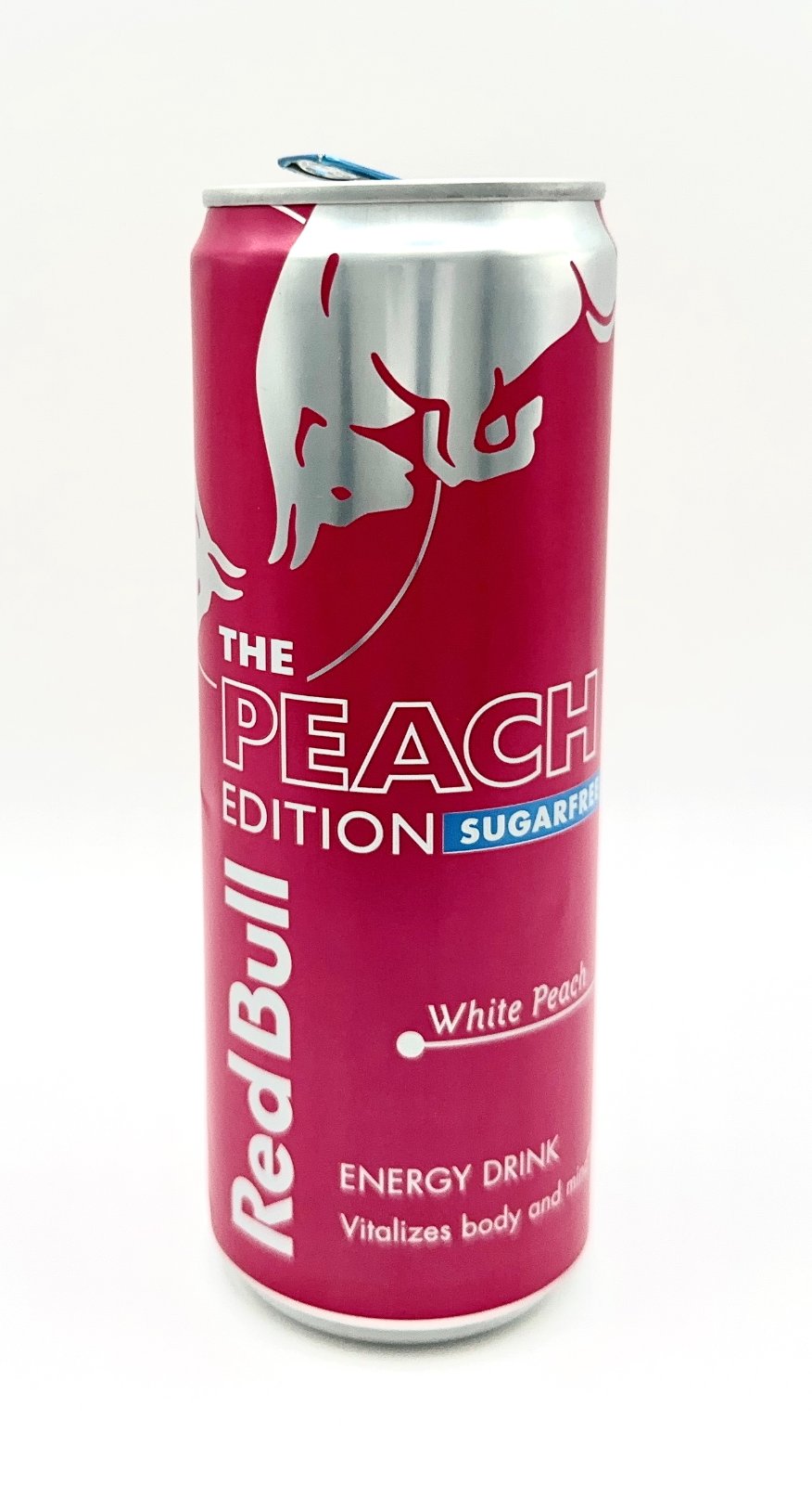 Red Bull Peach Edition 355ml soft drink can