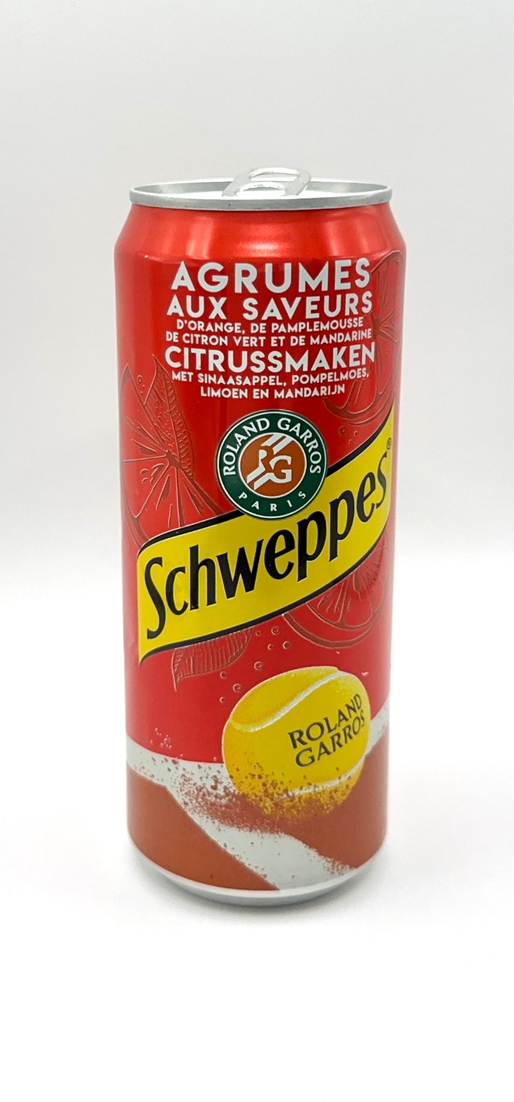 Schweppes Agrumes 330ml soft drink can